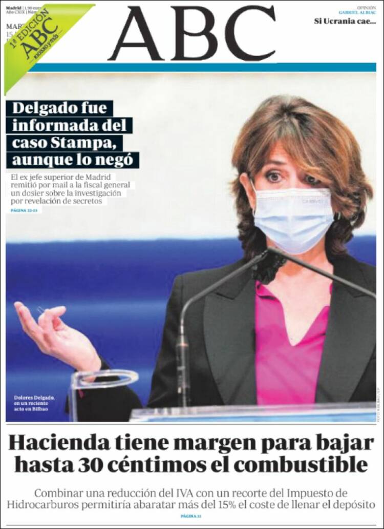 Portada de ABC (España)