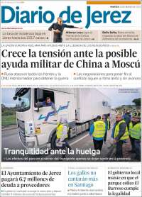 Portada de Diario de Jerez (España)