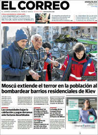 Portada de El Correo - Álava (España)