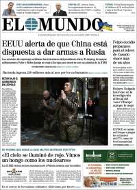 Portada de El Mundo (España)