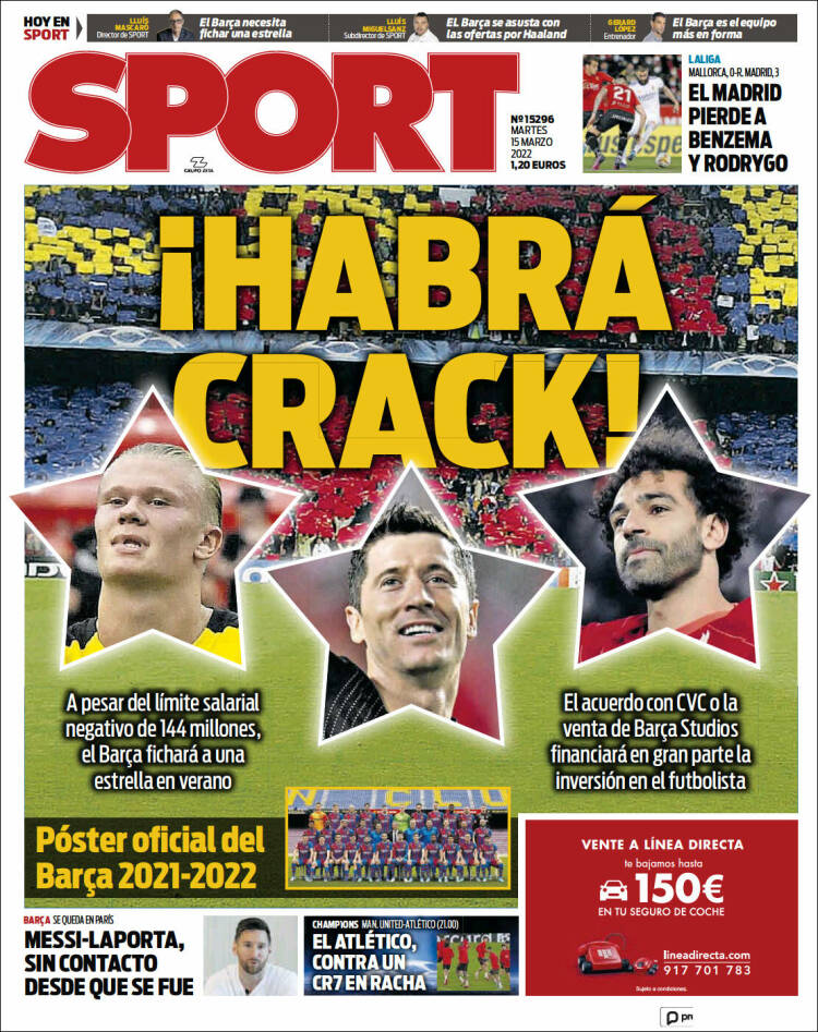 Portada de Sport (España)