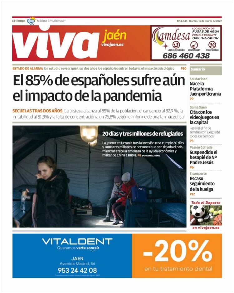 Portada de Viva Jaén (España)