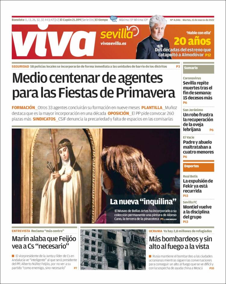 Portada de Viva Sevilla (España)