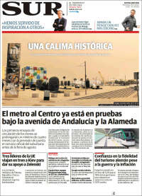 Portada de Diario el Sur (España)