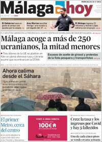 Portada de Málaga Hoy (Spain)