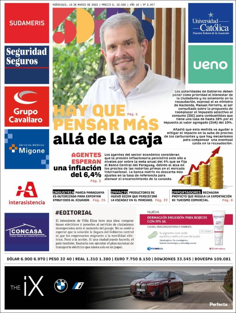 Portada de 5 Días (Paraguay)