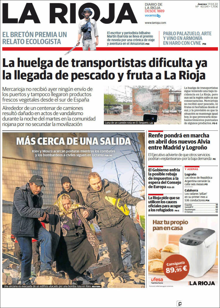 Portada de La Rioja (España)