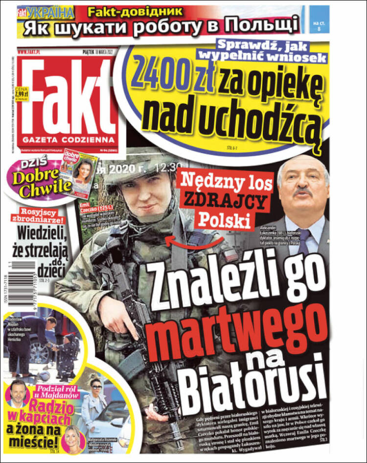 Portada de Fakt (Pologne)