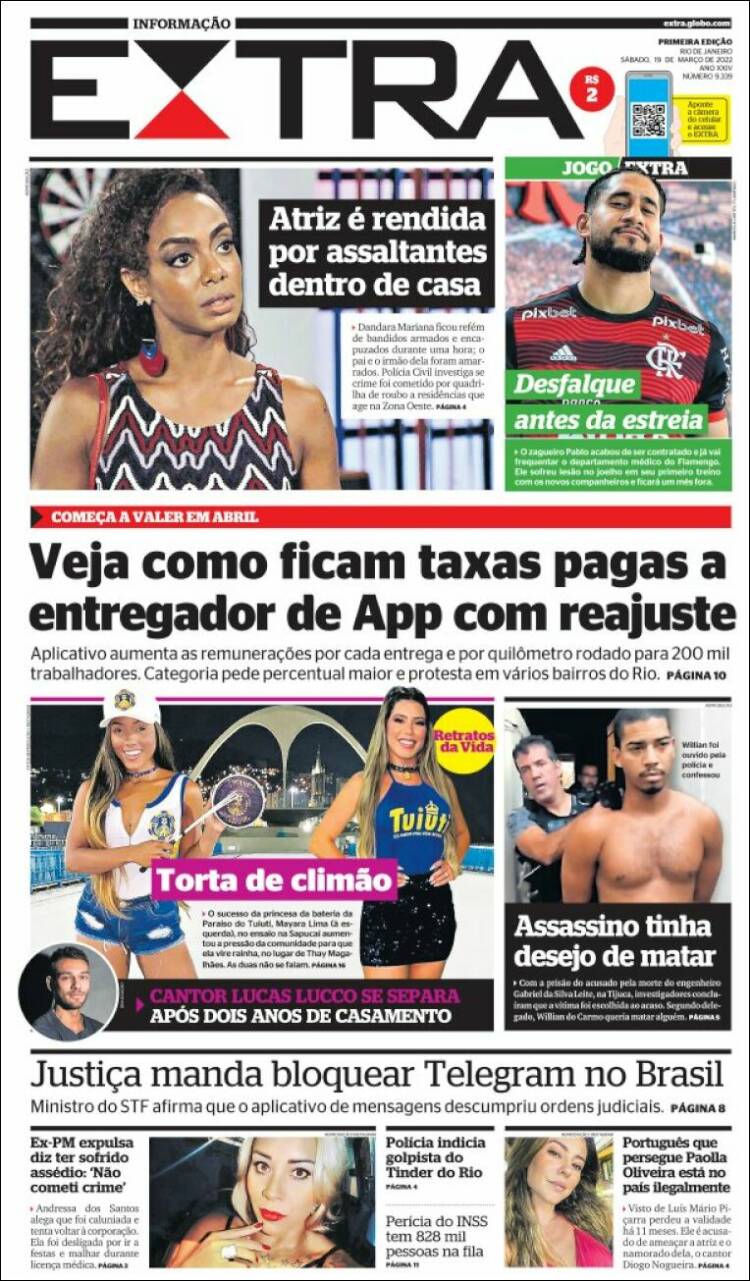 Portada de Extra (Brasil)