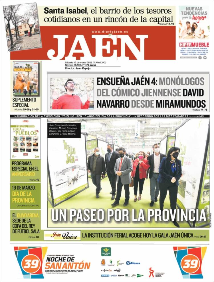 Portada de Diario Jaén (Espa&ntilde;a)