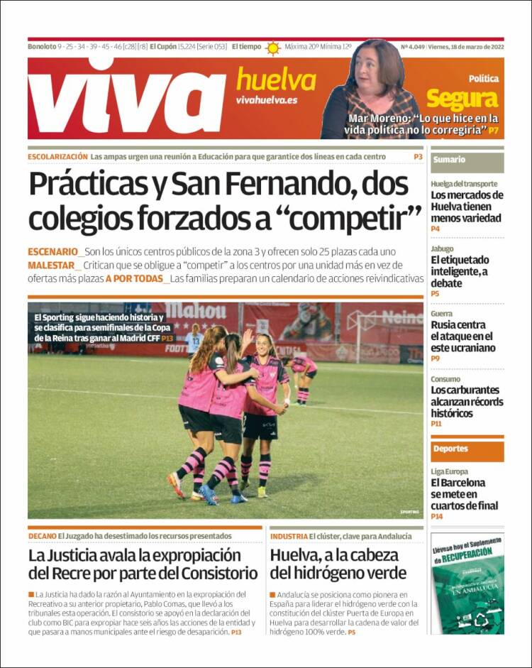 Portada de Viva Huelva (Espa&ntilde;a)