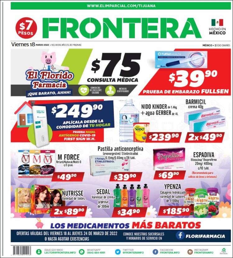 Portada de Frontera (M&eacute;xico)