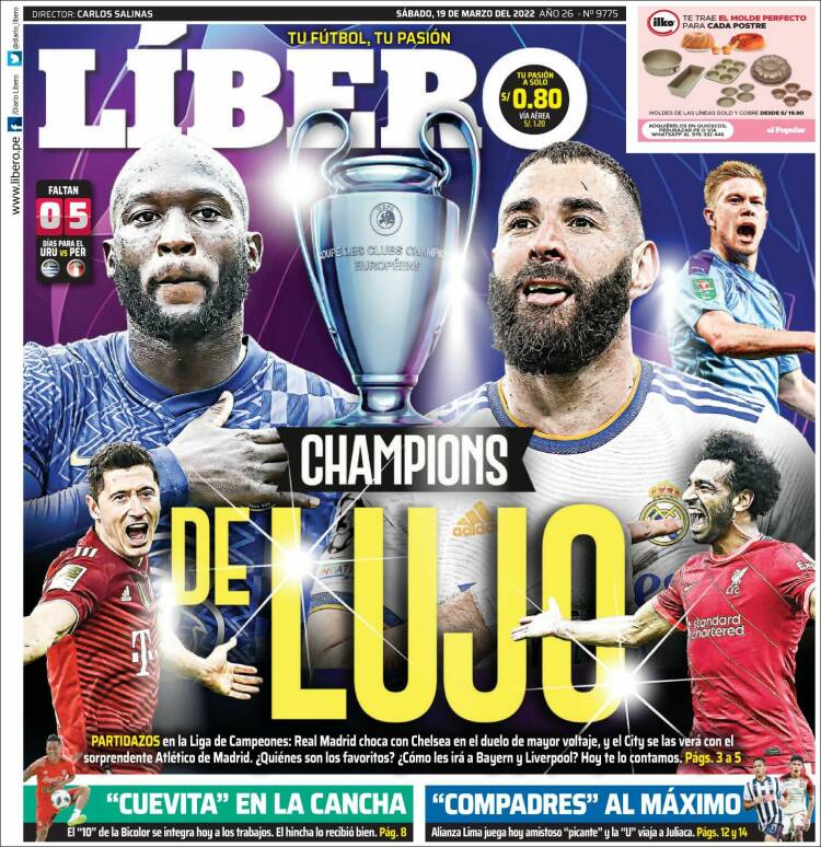 Portada de Líbero (Per&uacute;)