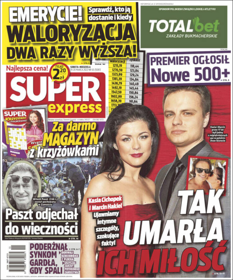 Portada de Super Express (Polonia)