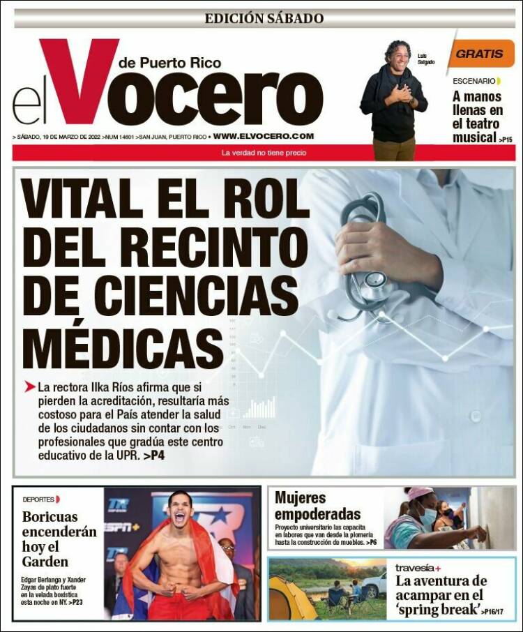 Portada de Vocero (Puerto Rico)