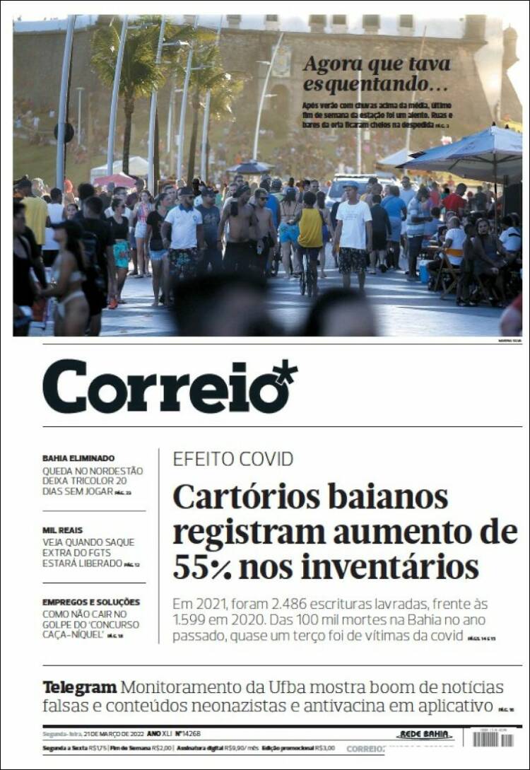 Portada de Correio* (Brasil)