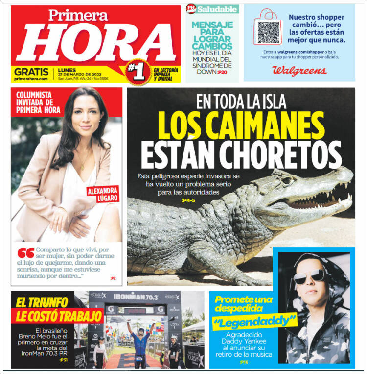 Portada de Primera Hora (Puerto Rico)