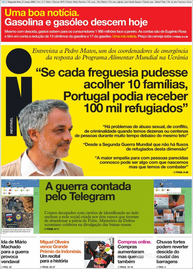Portada de I - informação (Portugal)