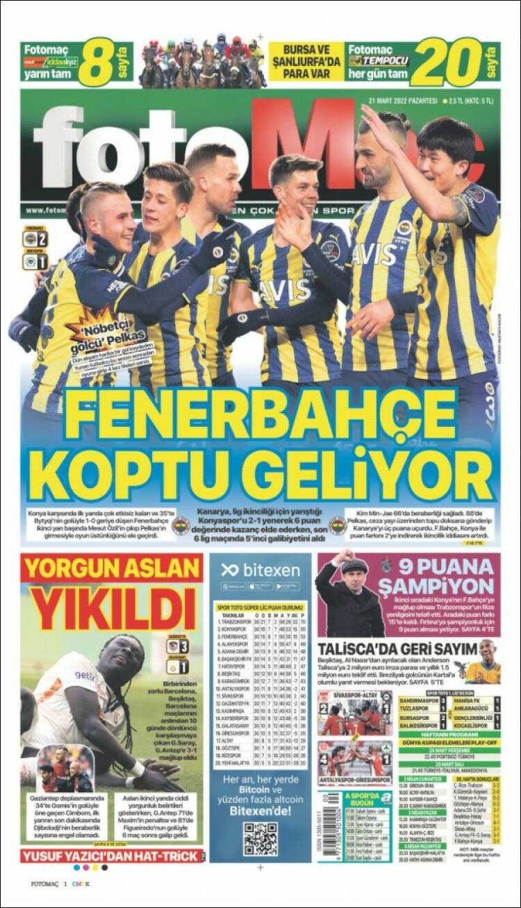 Portada de Fotomaç (Turqu&iacute;a)