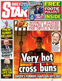 Portada de Daily Star (United Kingdom)