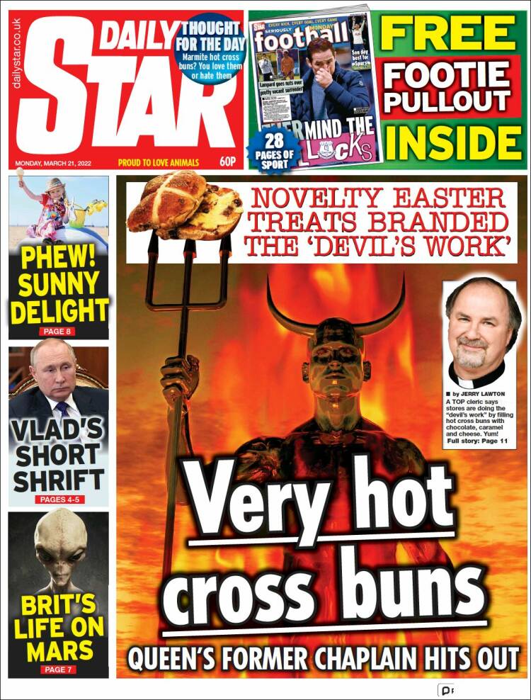 Portada de Daily Star (United Kingdom)