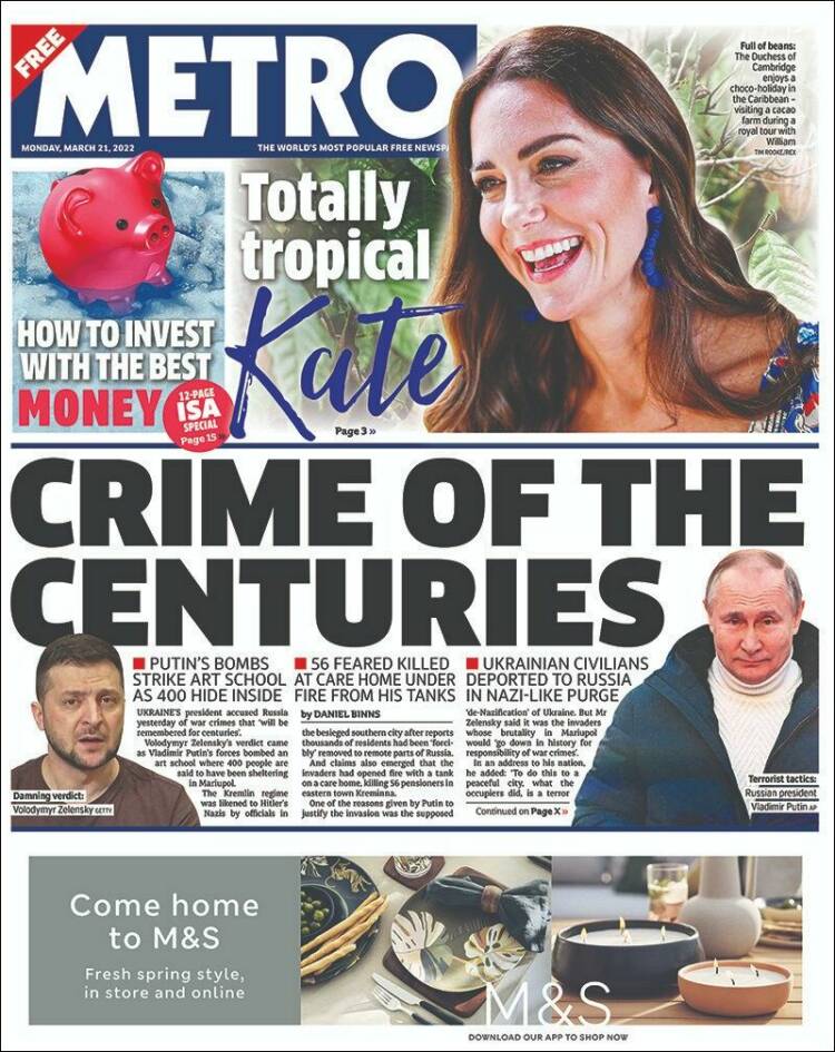 Portada de Metro (United Kingdom)