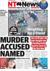 Portada de Northern Territory News (Australia)