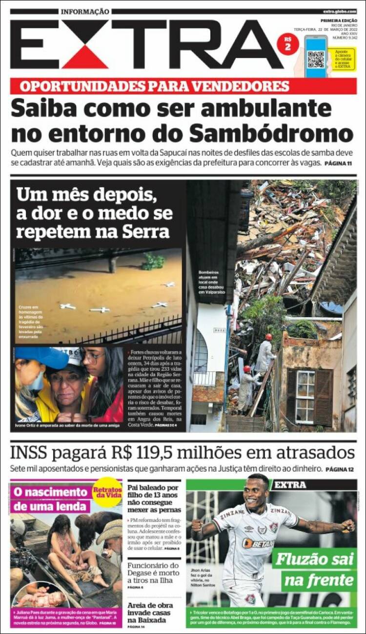 Portada de Extra (Brasil)