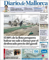 Portada de Diario de Mallorca (España)