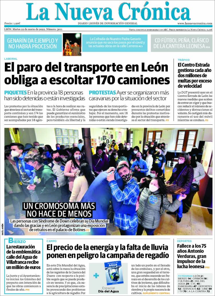 Portada de La Nueva Crónica (España)