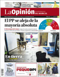 Portada de La Opinión de Murcia (España)