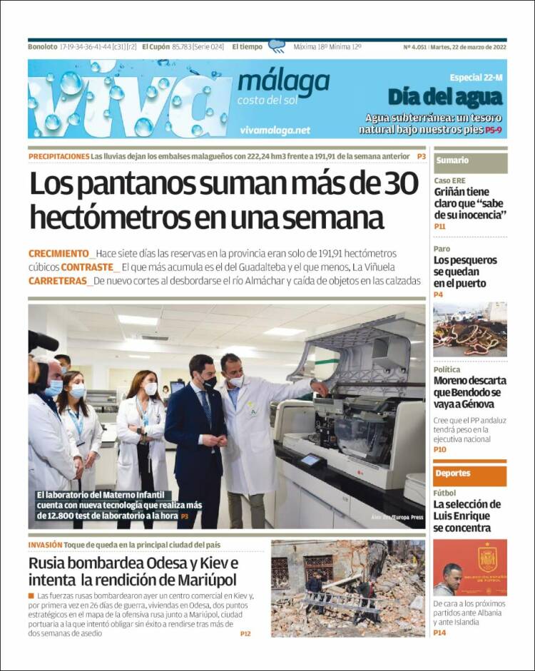 Portada de Viva Málaga (España)