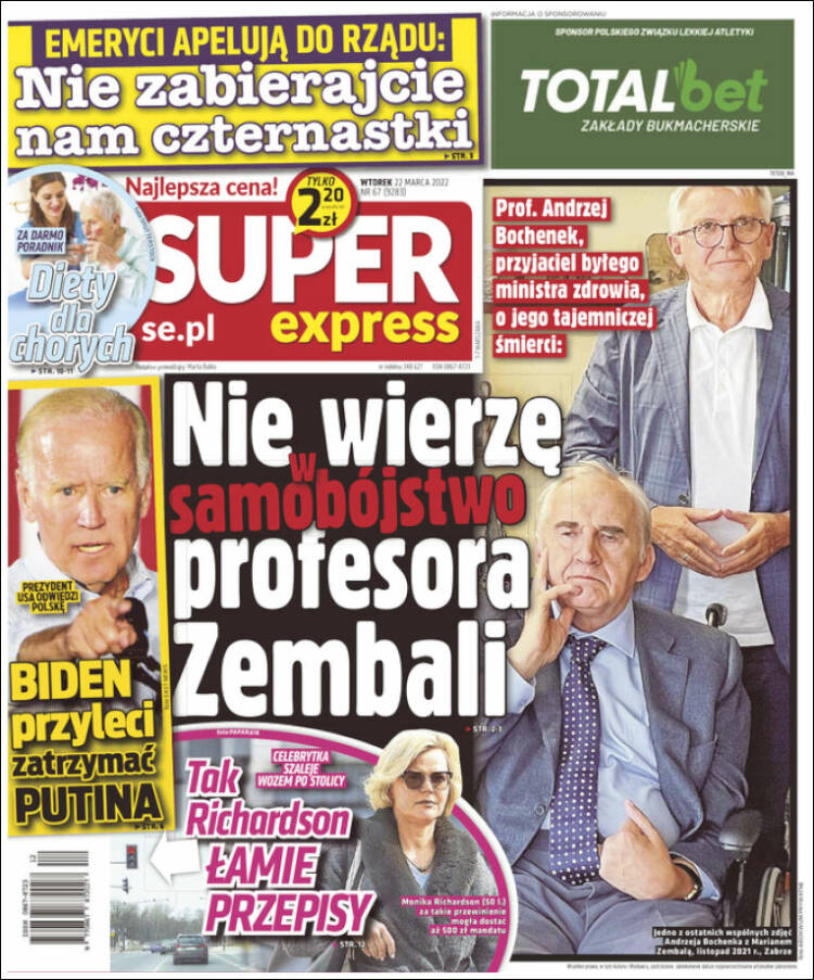 Portada de Super Express (Polonia)