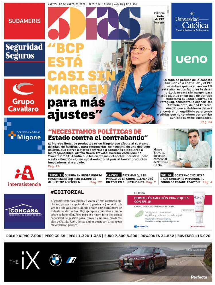 Portada de 5 Días (Paraguay)