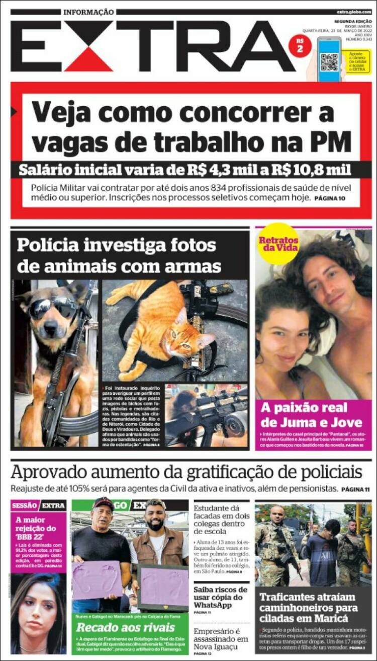 Portada de Extra (Brasil)