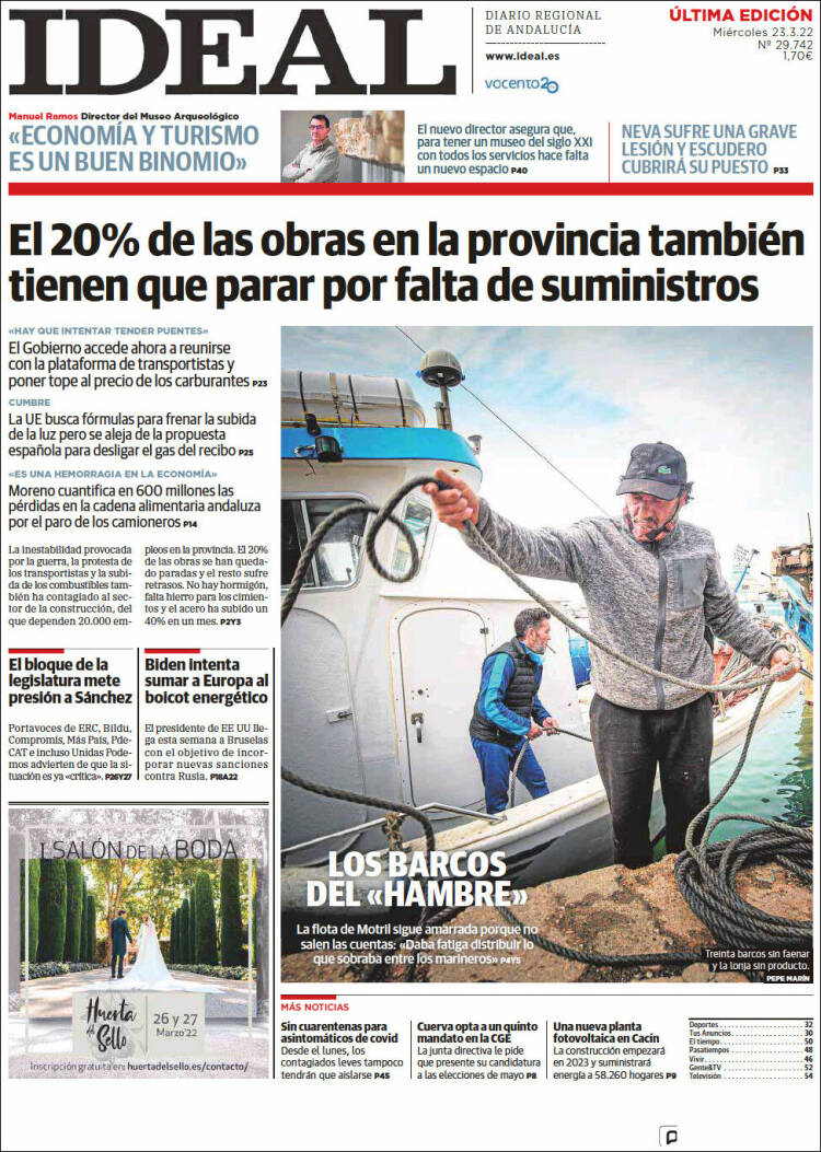 Portada de Ideal (Spain)
