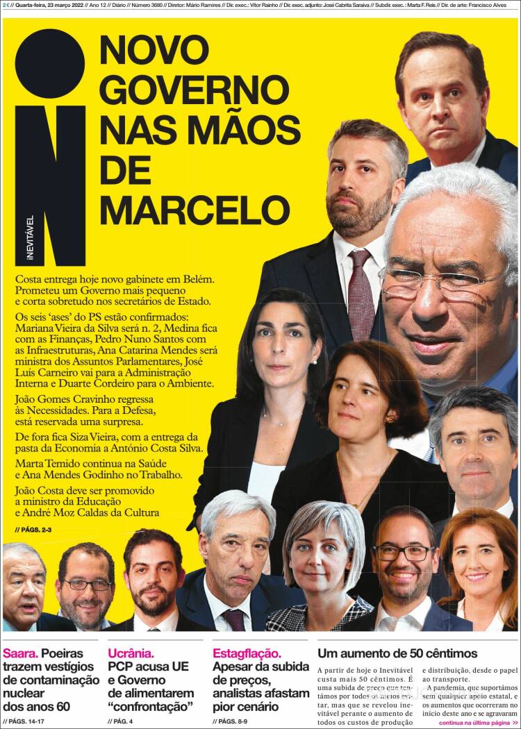 Portada de I - informação (Portugal)