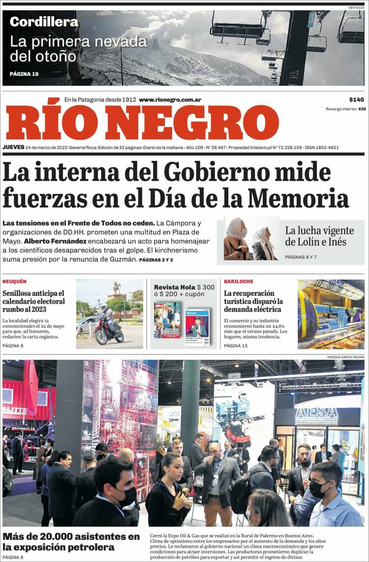 Portada de Rio Negro (Argentina)