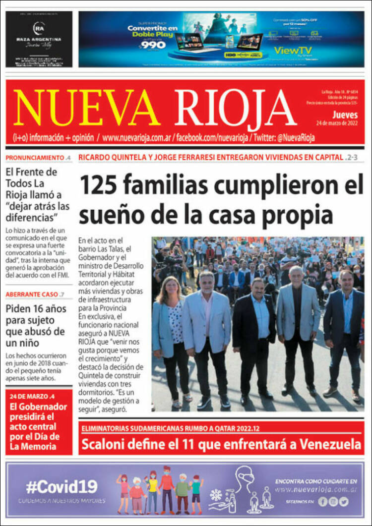 Portada de Nueva Rioja (Argentina)