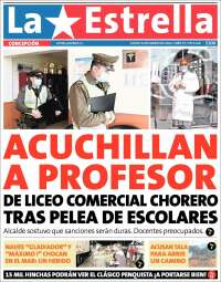 Portada de La Estrella de Concepción (Chile)