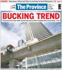 Portada de The Province (Canadá)