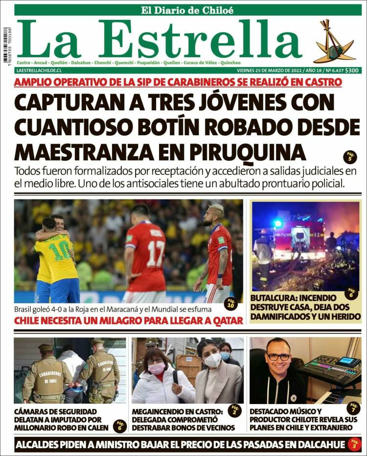 Portada de Estrella de Chiloé (Chile)