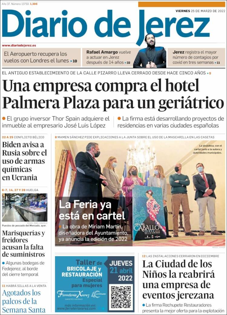 Portada de Diario de Jerez (Espa&ntilde;a)