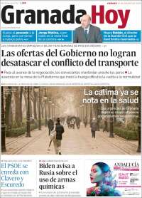 Portada de Granada Hoy (España)