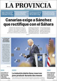 Portada de La Provincia (España)