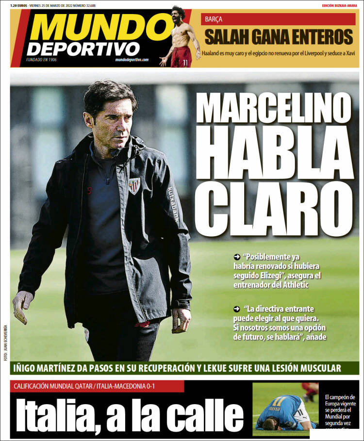 Portada de Mundo Deportivo Bizkaia (España)