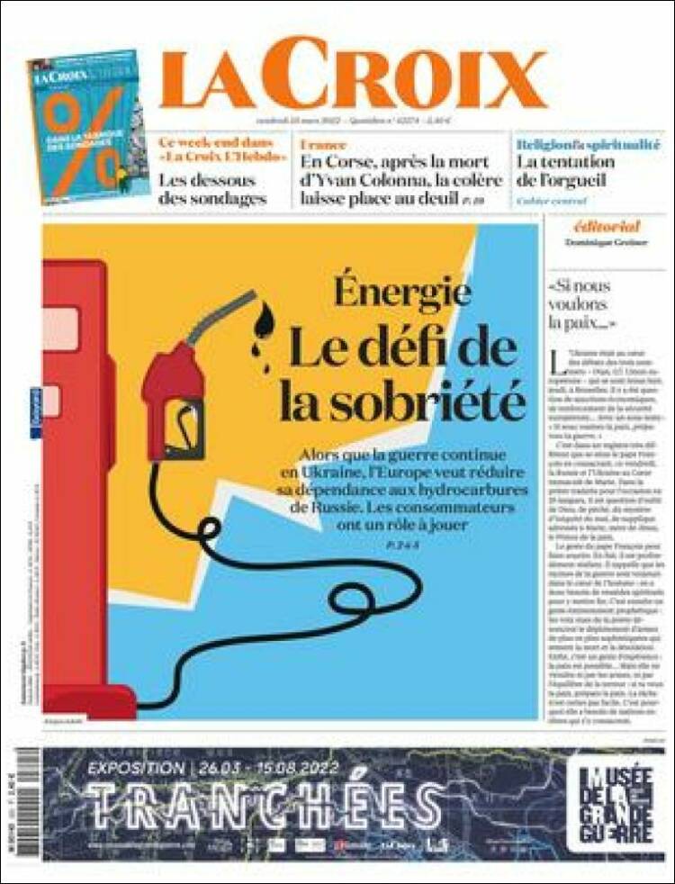 Portada de La Croix (France)