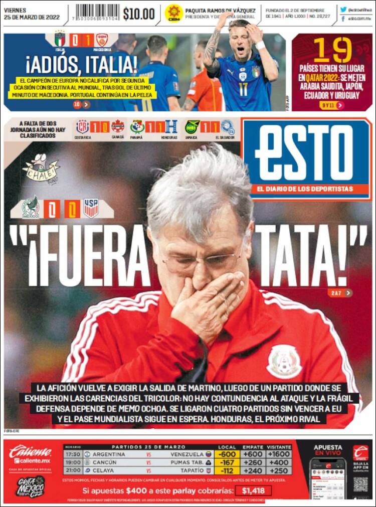 Portada de Esto (México)
