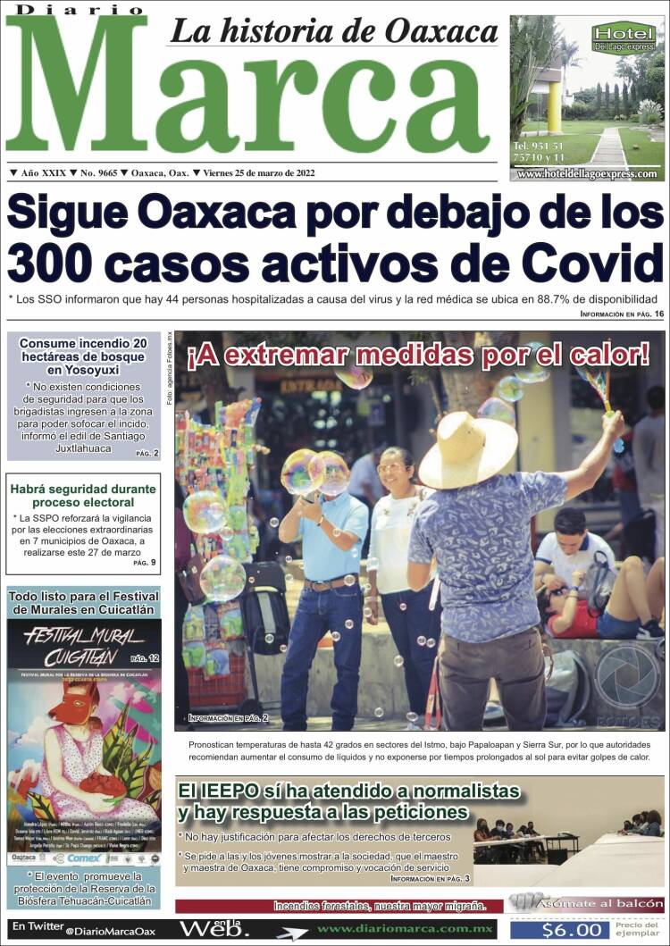 Portada de Diario Marca (México)