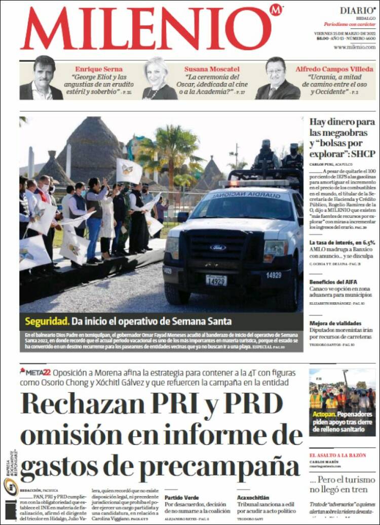 Portada de Milenio de Hidalgo (México)